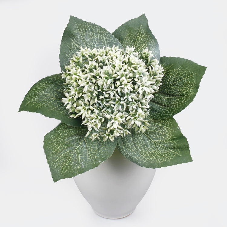 Hortensia kunstlillekimp valge 31 cm - Kunstlilled