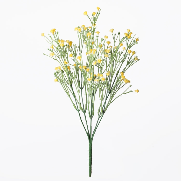 Kollase lillega kunstlillekimp 37 cm - Kunstlilled