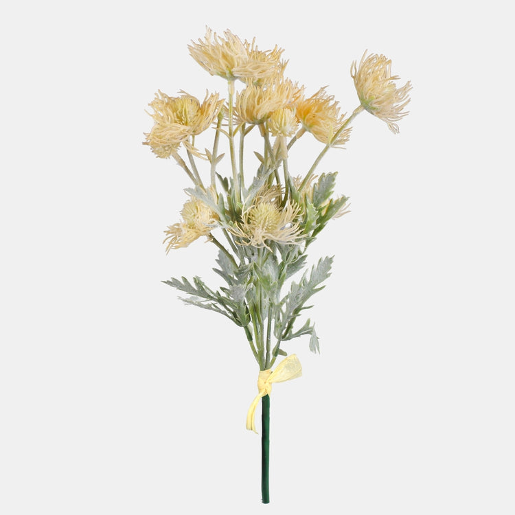Kollase ohaka kunstlillebukett 37 cm - Kunstlilled