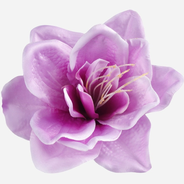 Lilla satiinmarüülist kunstlillepea Ø18 cm - Kunstlilled