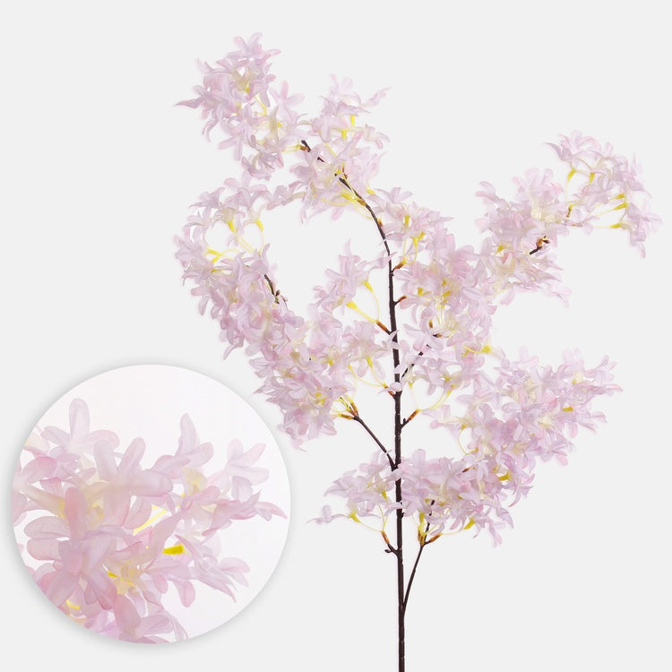 Sirel kunstlilleoks kreem-lilla 100 cm - Kunstlilled