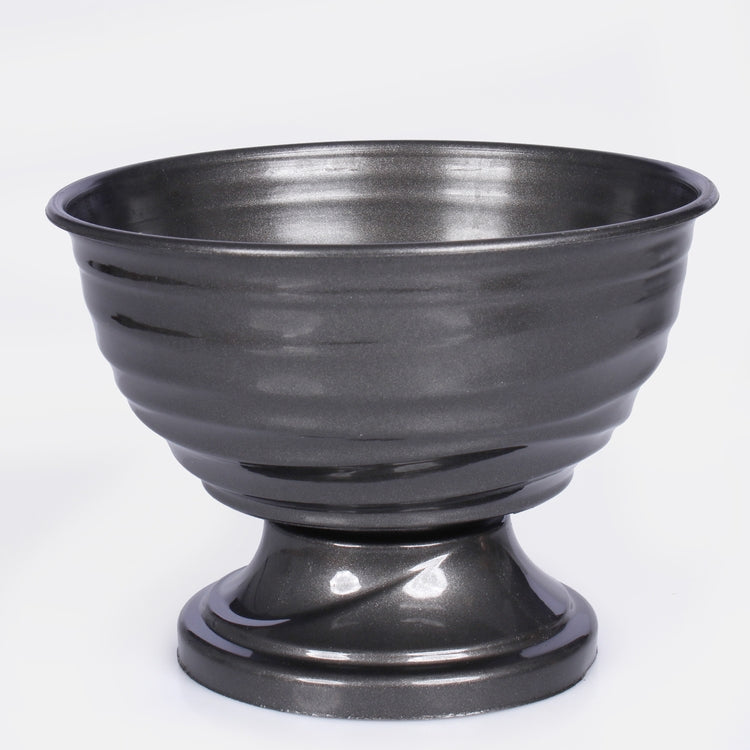 Grafiitinharmaa kukkaruukku 21 cm - Tekokukat