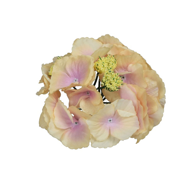 Hortensia kunstlillepea heleoranžikasroosa Ø17 cm - Kunstlilled