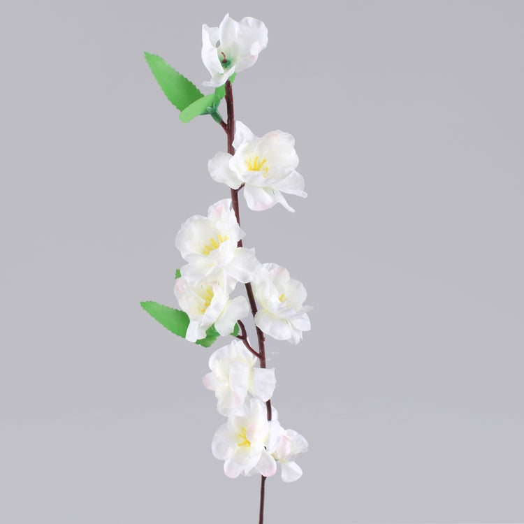 Kreemjas-roosa õunalill kunstlilleoks 59 cm - Kunstlilled