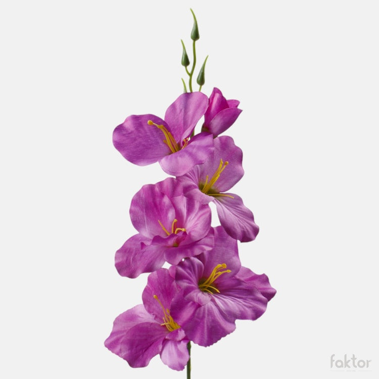 Lilla värvi mõõkliilia kunstlill 55 cm - Kunstlilled