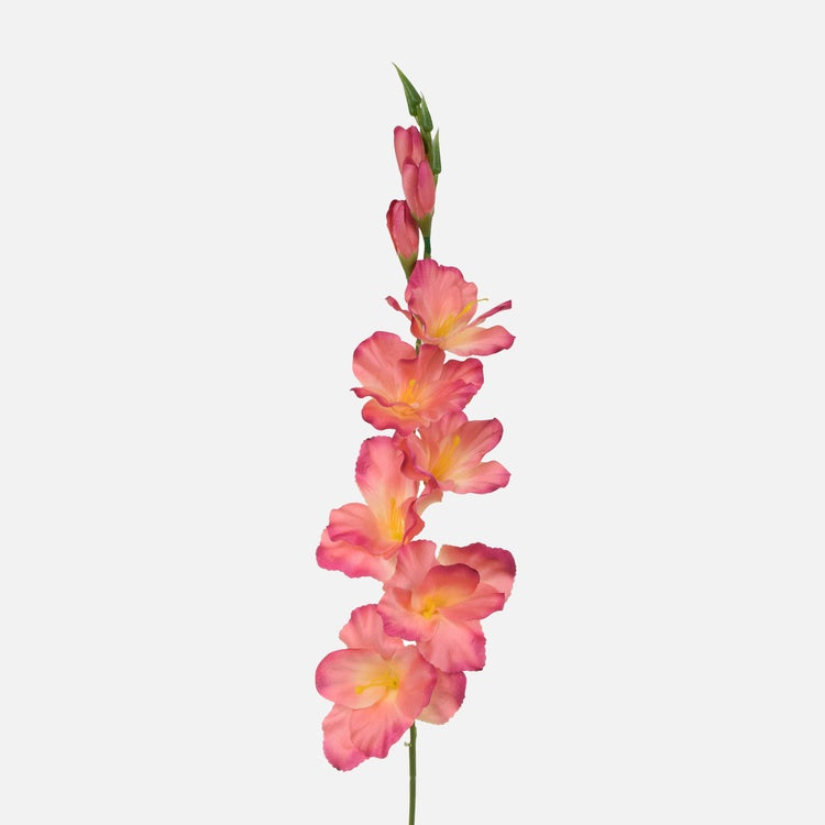 Roosa gladiooli kunstlill 77 cm - Kunstlilled