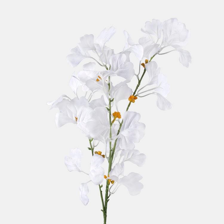 Valge hõlmikpuu kunstlilleoks 75 cm - Kunstlilled