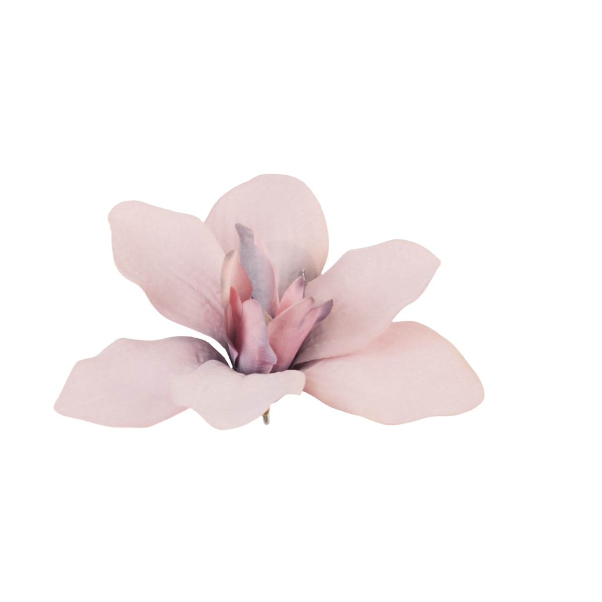 Puuteri vaaleanpunainen tekoorkidean kukkapää, 13 cm