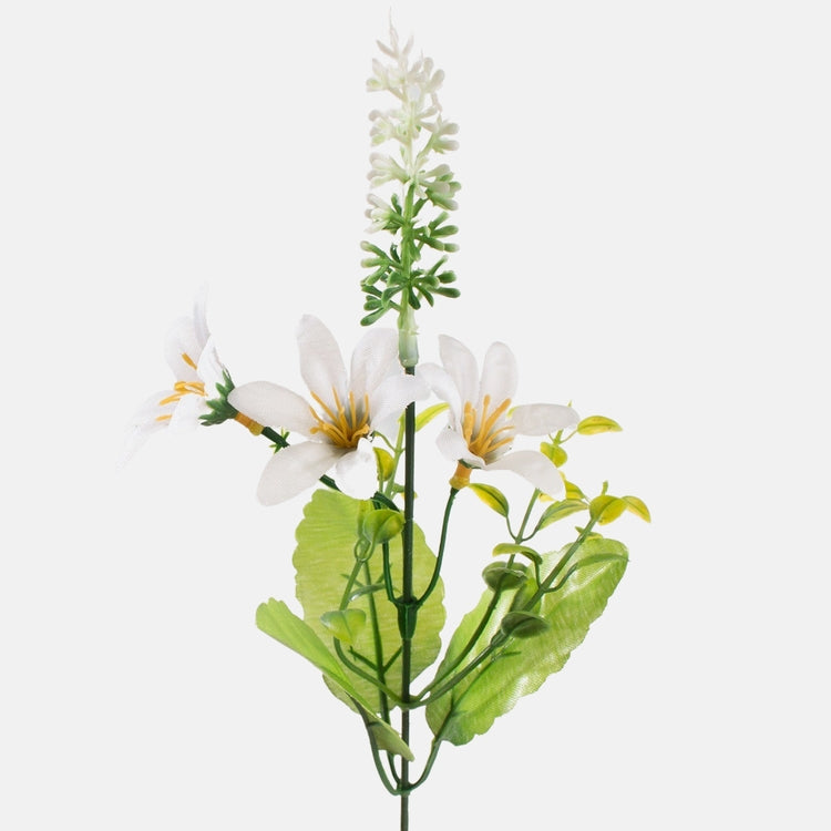 Valge pellonrogownica kunstlill 42 cm - Kunstlilled