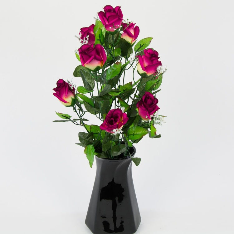Burgundia roosi kunstlillekimp 51 cm - Kunstlilled