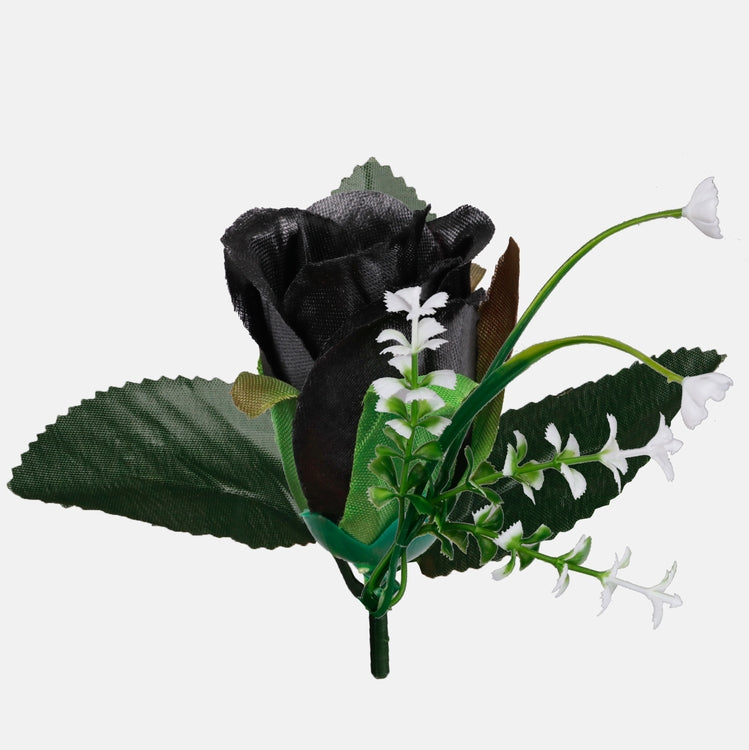Must roosipung kunstlillepea marliõiega 6 cm - Kunstlilled
