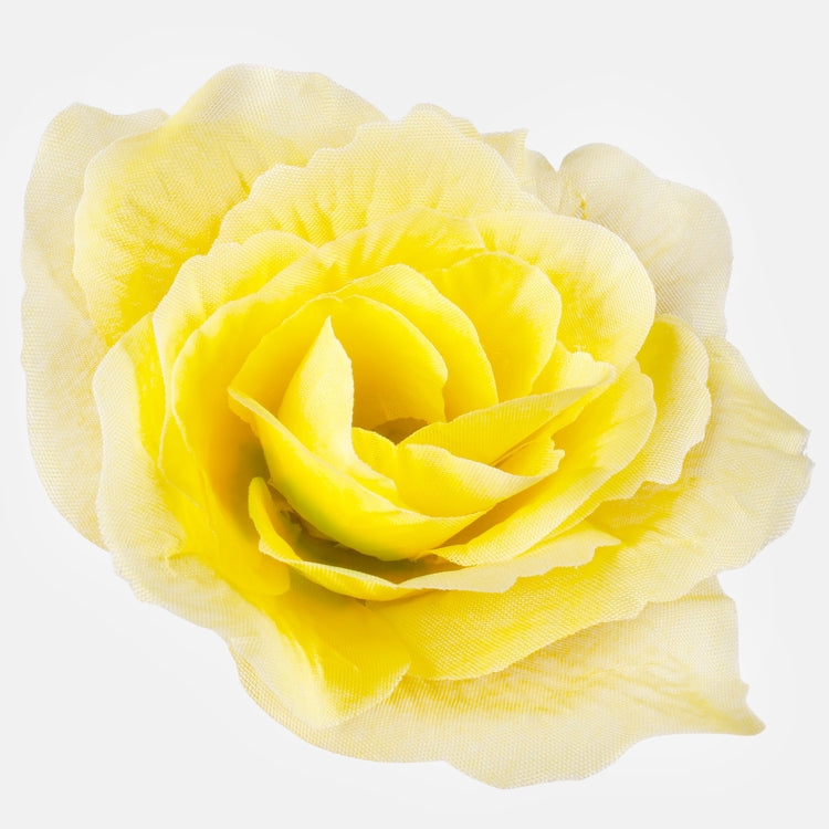 Kollase roosi kunstlillepea Ø9 cm - Kunstlilled