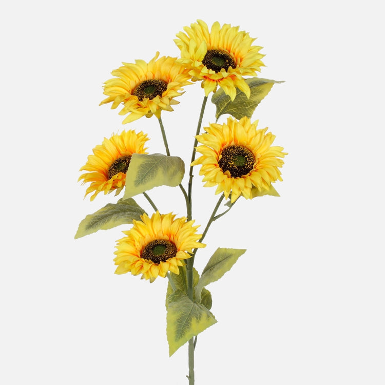 Päevalille kunstlill kollane 97 cm 5 tk - Kunstlilled