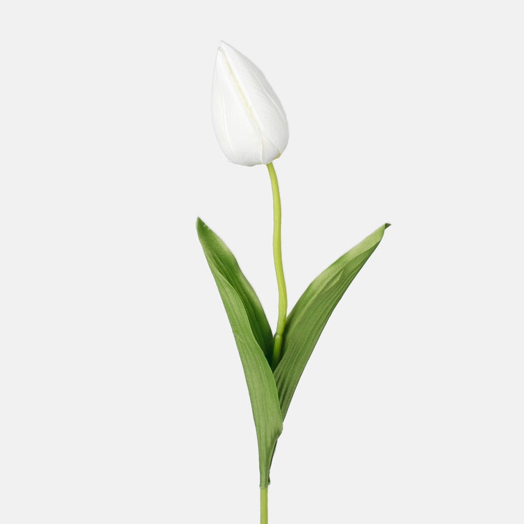 Kreemivärvi kunsttulp 50 cm - Kunstlilled