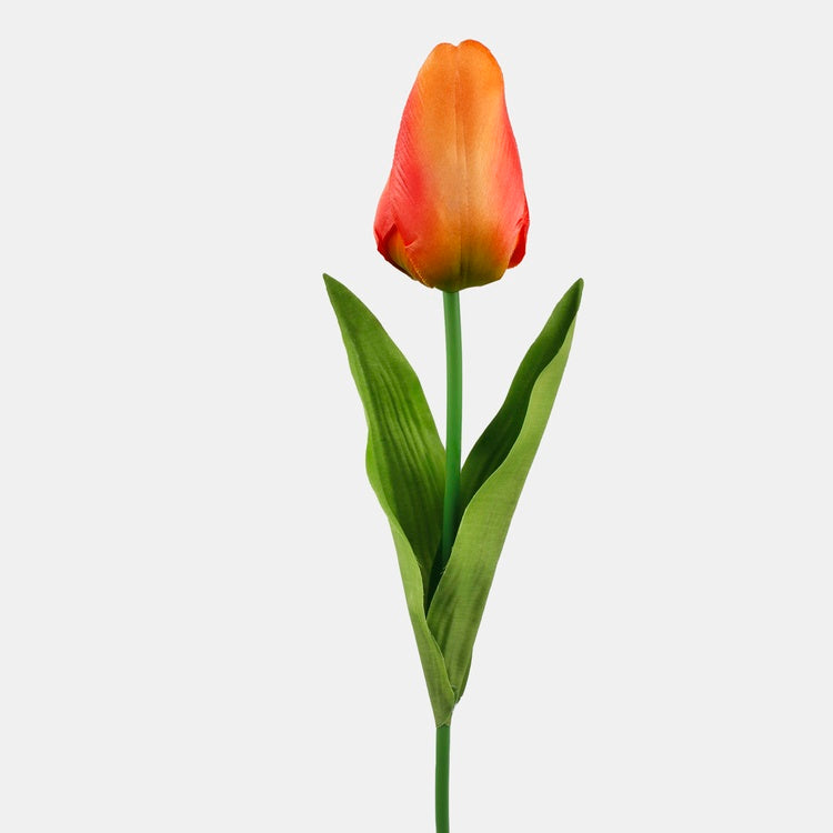 Oranž kunsttulp 67 cm - Kunstlilled