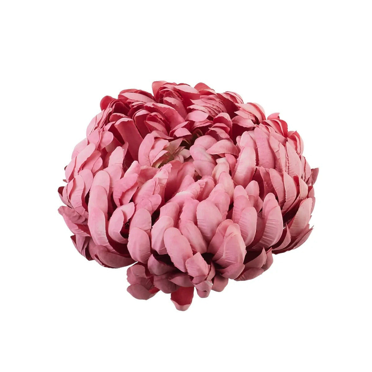 Vaaleanpunainen tekokrysanteemin kukkapää, 19 cm