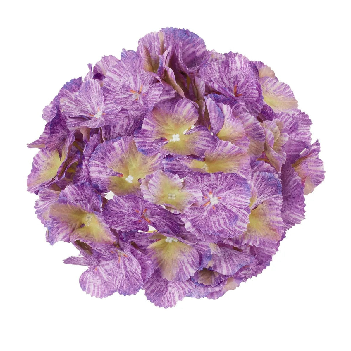 Violetti tekohortensian kukkapää, 23 cm