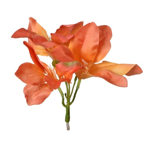 Amaryllis kunstlillepea oranž Ø16 cm - Kunstlilled