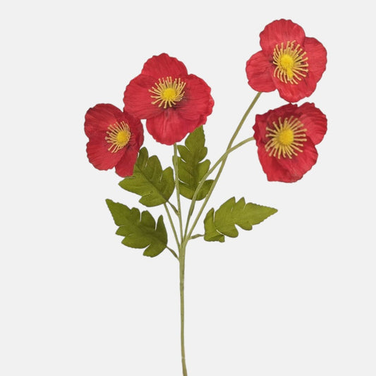 Punane anemone kunstlill 58 cm - Kunstlilled