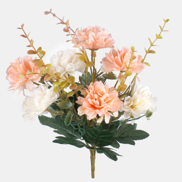 Virsikukreemikas daalia kunstlillebukett 30 cm - Kunstlilled