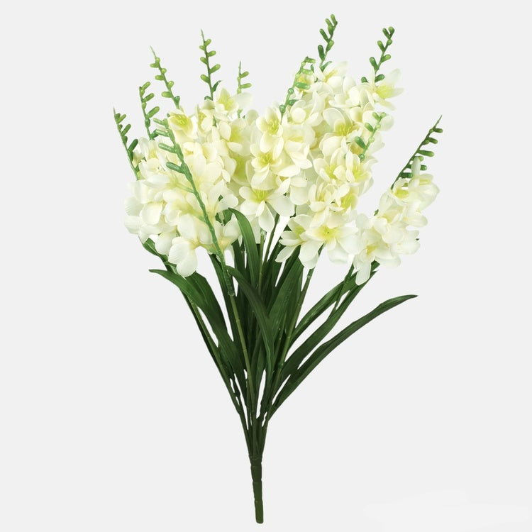Kreemfreesia kunstlillebukett 60 cm - Kunstlilled