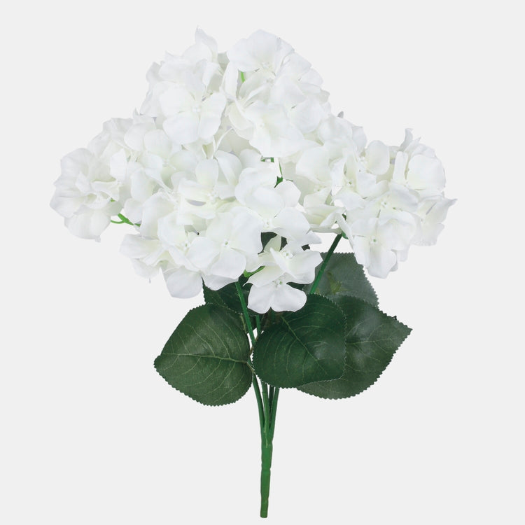 Kreemivärvi Hortensia kunstlillekimp 42 cm - Kunstlilled