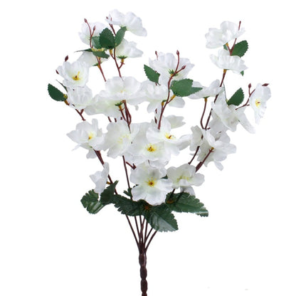 Kreemivärviline õunapuu kunstlillekimp 41 cm - Kunstlilled