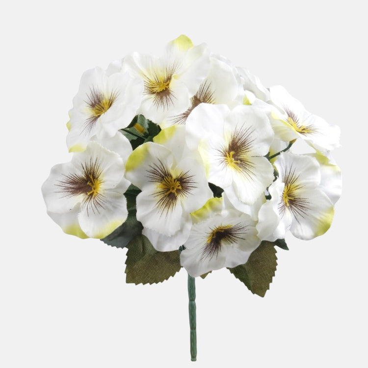 Kreemjas violetne kunstlillebukett 26 cm - Kunstlilled