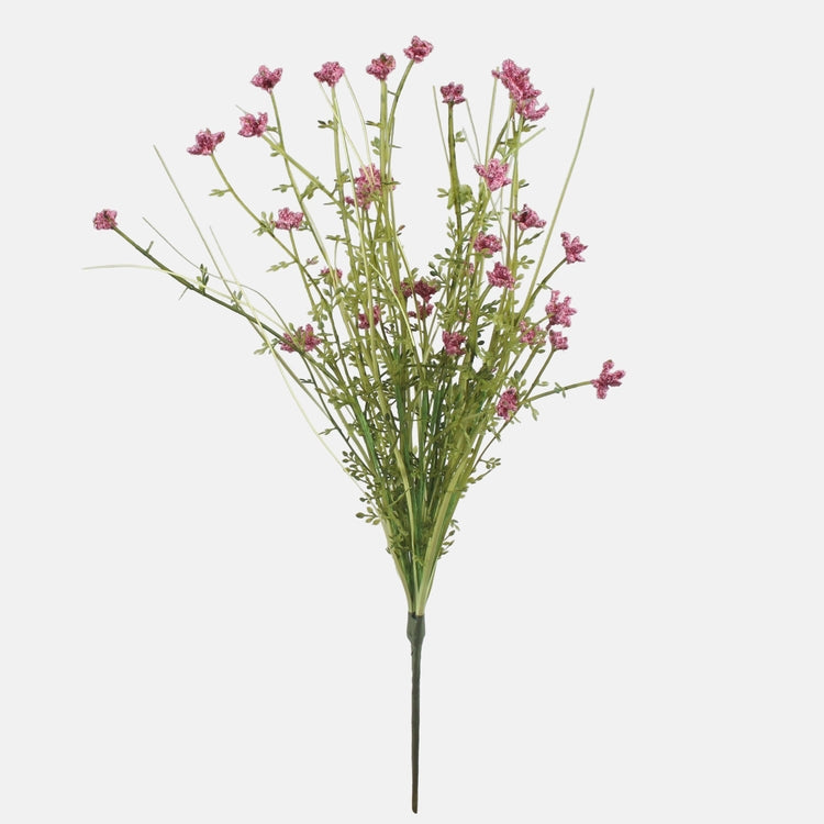 Niiduverbena kunstlillebukett roosa 48 cm - Kunstlilled