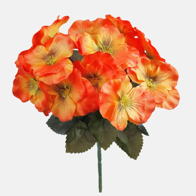 Oranž violetne kunstlillekimp 26 cm - Kunstlilled