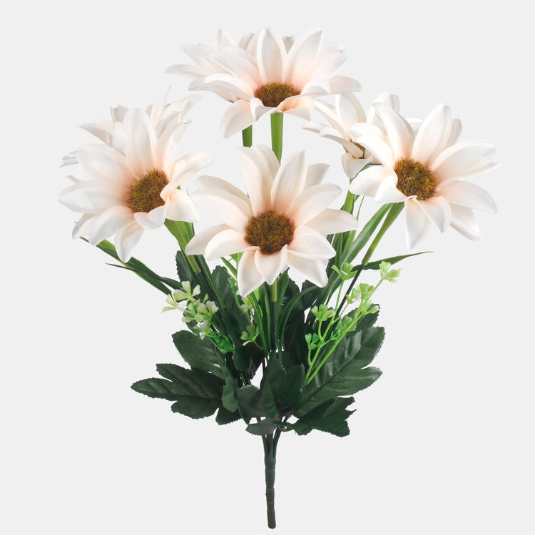 Virsikuvärvi gerbera kunstlillekimp 37 cm - Kunstlilled