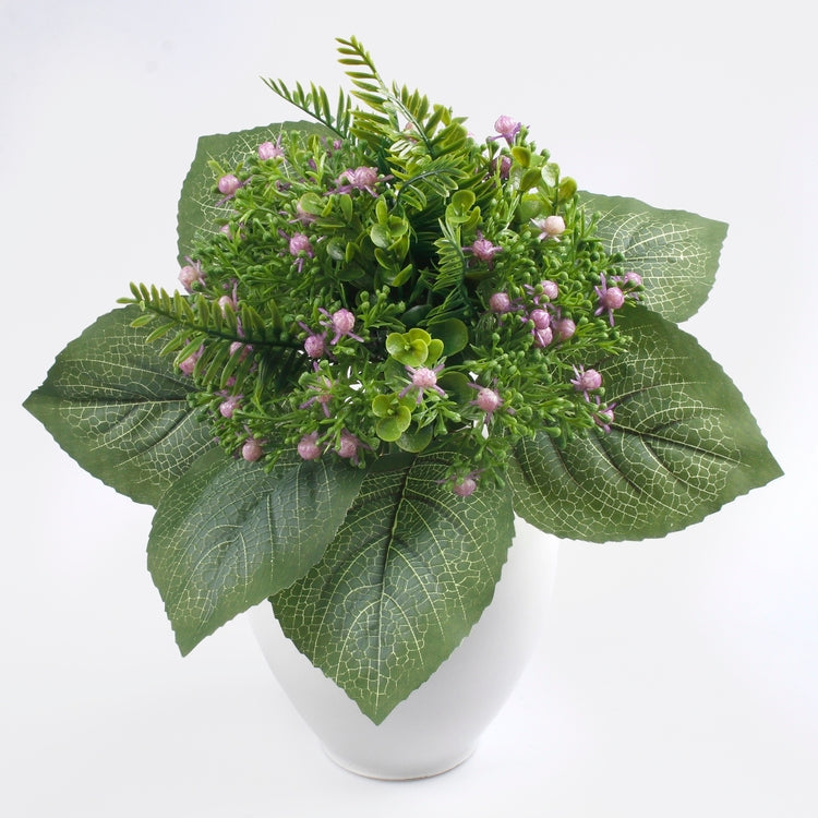 Kunstlillekimp marja- ja sõnajalalilla 33 cm - Kunstlilled