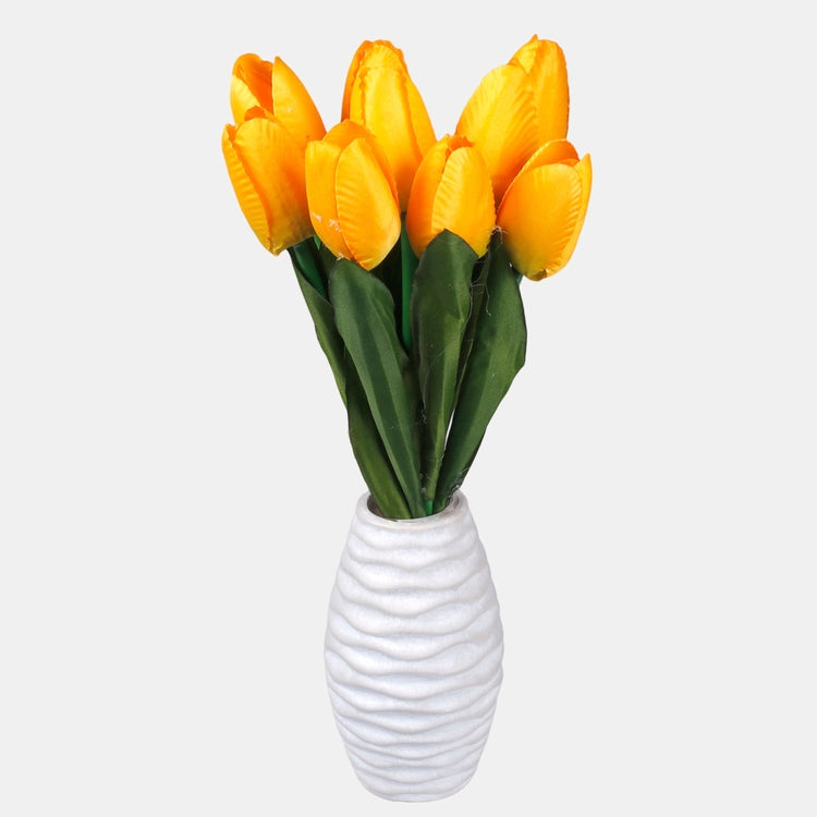 Heleoranž tulbikimp 38 cm - Kunstlilled