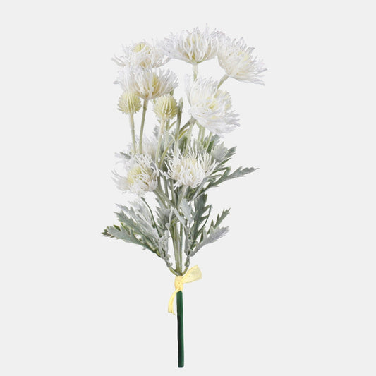 Valge ohaka kunstlillekimp 37 cm - Kunstlilled