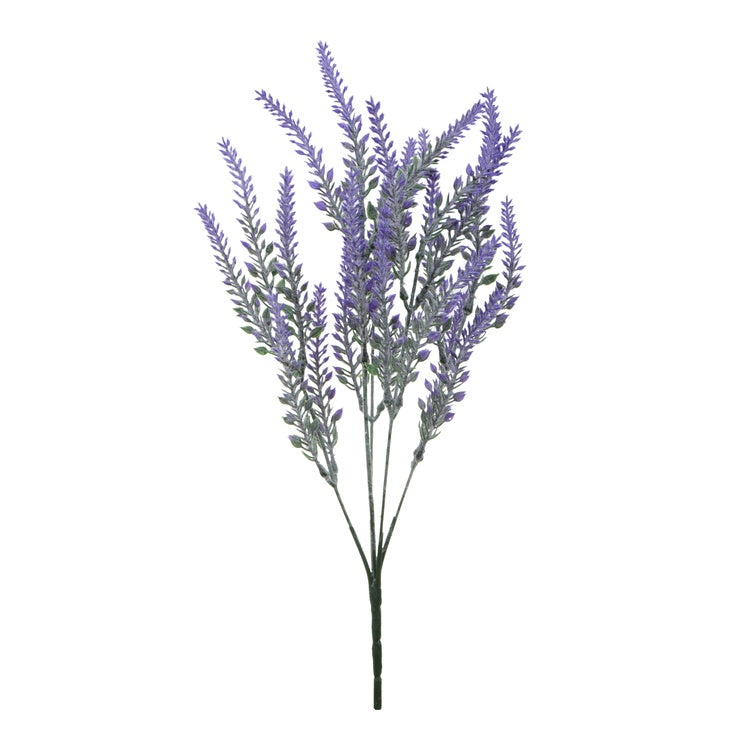 Lilla kanarbiku kunstlillebukett 35 cm - Kunstlilled