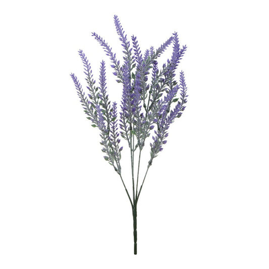 Violetti kanerva tekokukkakimppu 35 cm - Tekokukat