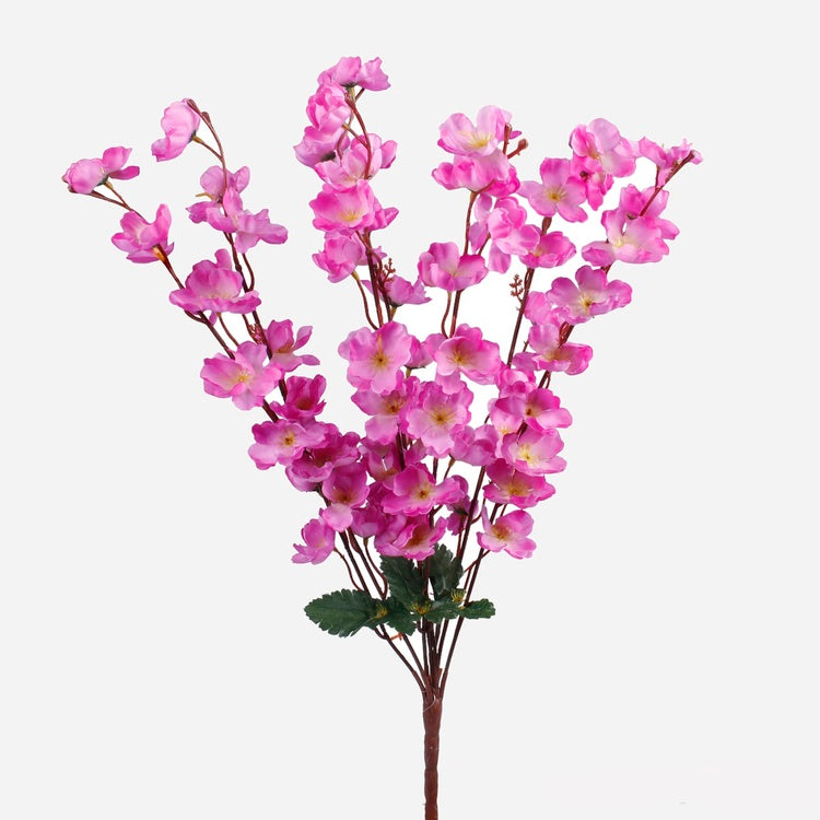 Violetti omenapuun tekokukkakimppu 54 cm - Tekokukat