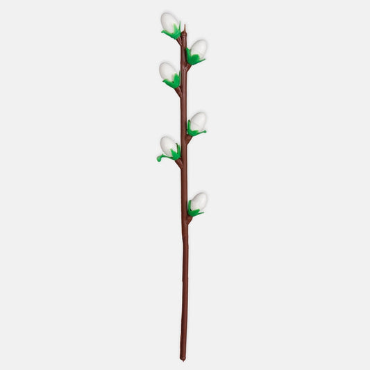 Kunstlik pajuoksa kaunistus 18 cm - Kunstlilled