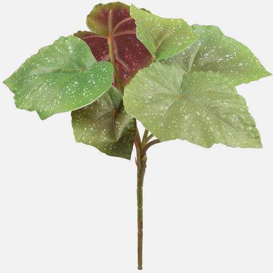 Begonia tekokasvin oksa vihreä 30 cm - Tekokukat