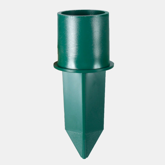 Rohelisest plastikust küünlaalus 8 cm - Kunstlilled