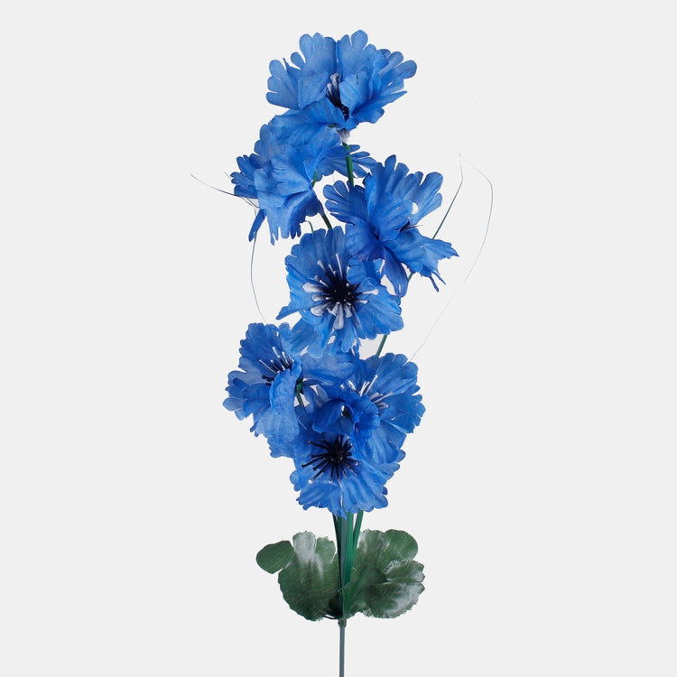 Sinine rukkilill kunstlill 40 cm - Kunstlilled