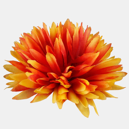 Oranž krüsanteem kunstlillepea Ø12 cm - Kunstlilled