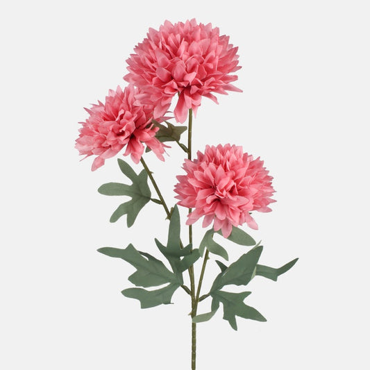 Malva värvi krüsanteem kunstlill 66 cm - Kunstlilled