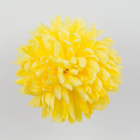Kollase krüsanteemi kunstlilleots Ø14 cm - Kunstlilled