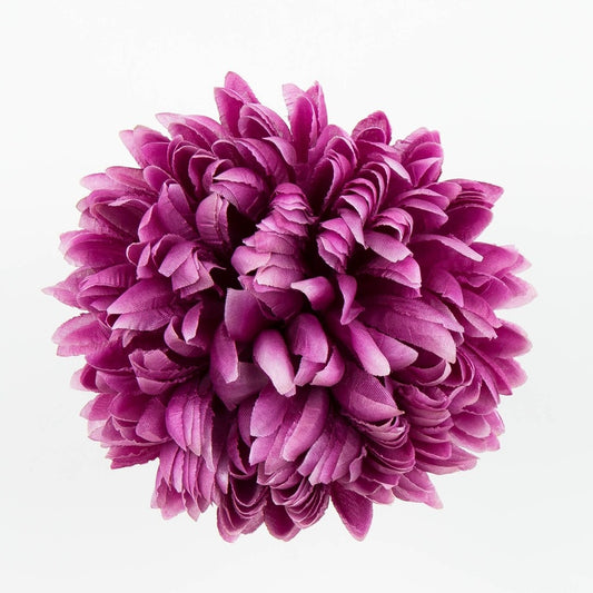Violetti krysanteemin tekokukan kukkapää 14 cm - Tekokukat