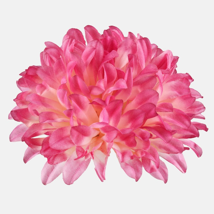 Krüsanteemi kunstlillepea helekollane-malwa Ø15 cm - Kunstlilled