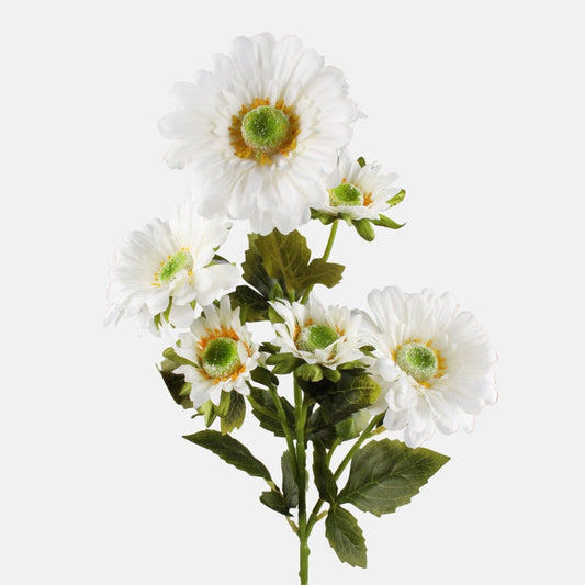 Kreemjas gerbera kunstlilleoks 66 cm - Kunstlilled