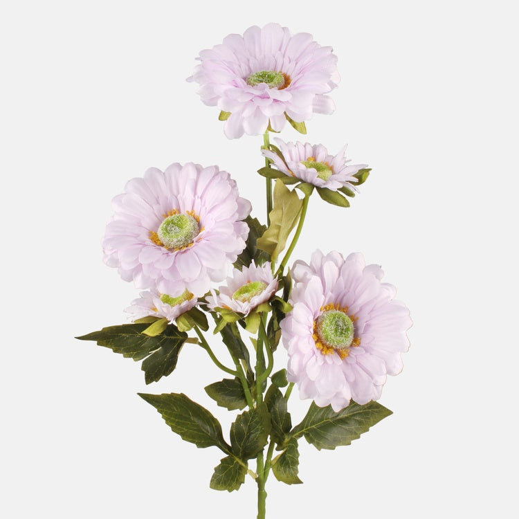 Helelilla gerbera kunstlillekimp 66 cm - Kunstlilled