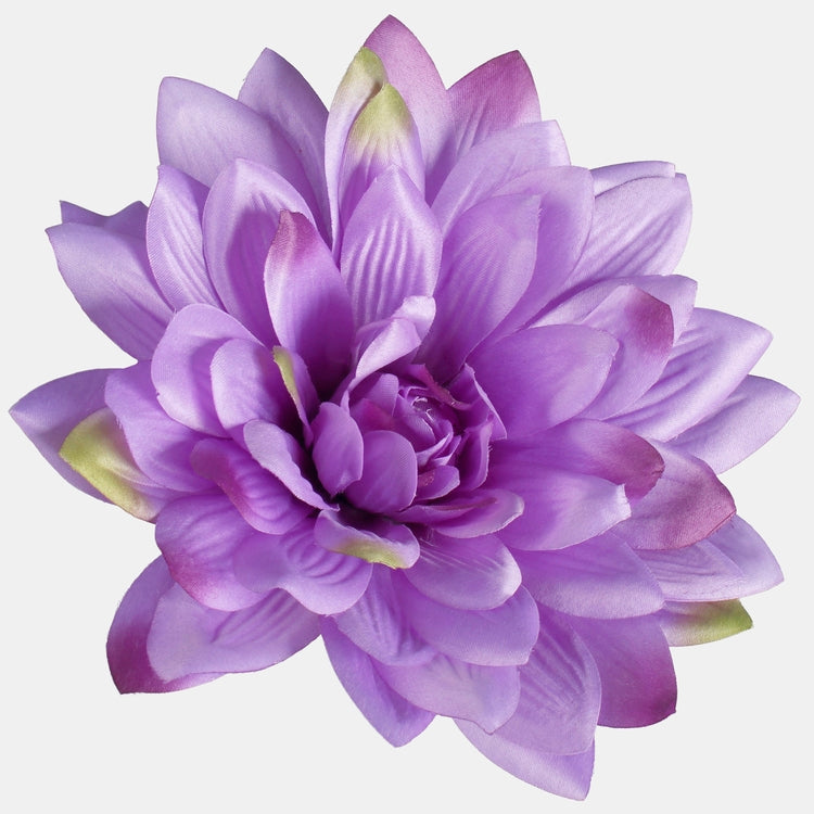 Lavendel satiin daalia kunstlillepea Ø24 cm - Kunstlilled
