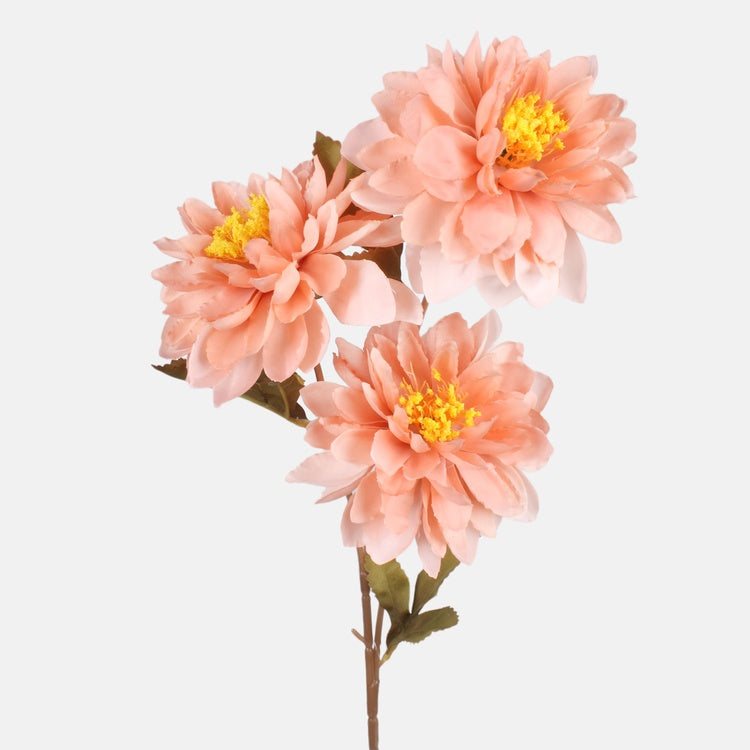 Virsikuvärvi daalia kunstlilleoks 64 cm - Kunstlilled